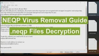 NEQP Virus Solution – Decrypt .neqp Files Ransomware