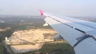 Wizz Air Landing To Milan From Budapest