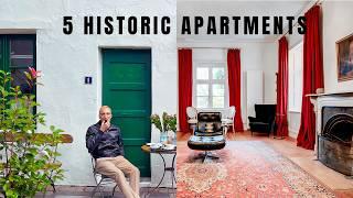 1 Hour | 5 Unique Historic Apartment Tours | Interior Design House Inspiration