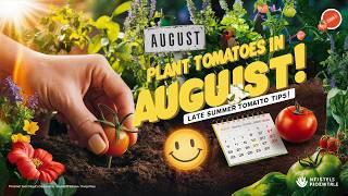 Planting Tomatoes in August: Late Summer Gardening Tips for a Bountiful Harvest!