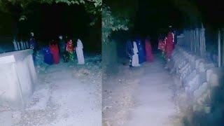 Nighttime cemetery paranormal adventure captures scary things 20241106