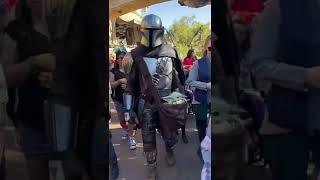 The Mandalorian and Grogu are here #disney #mandalorian