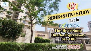 #Experion HEARTSONG | 3BHK+SERV+STUDY FLAT IN SEC-108 Dwarka Expressway | Gurugram | Call 9810559610