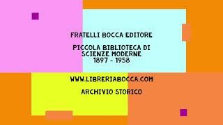 Fratelli Bocca Editore ARCHIVIO STORICO - PBSM