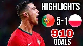 Portugal - Poland | Portugal vs Polónia |Cristiano Ronaldo Goal 910 | HIGHLIGHTS Uefa Nations League