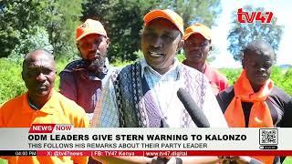 Nyandarua ODM leaders warn Kalonzo on who is the Azimio leader