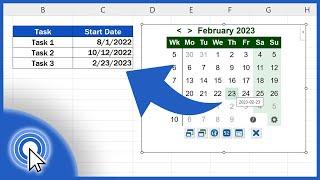 How to Insert a Calendar in Excel (the Simplest Way)