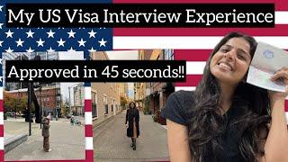 US Visa Interview Experience | Questions asked | Delhi Consulate | Visa approved