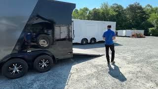 NC Trailers: 7x14 enclosed trailer - finished interior