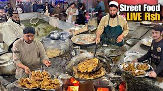 KPK BIGGEST VIRAL -LIVE Fish Fry Peshawar! Abdul Ghani KPK Food Peshawar | Pakistan Street Food 2025