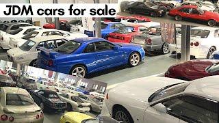 Secret warehouse full of JDM sports cars for sale in Central Japan.