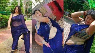 New Saree Expression by Tanusree