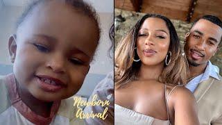 Victoria Monet's Daughter Hazel Activates Mom IG Live & Speaks To Her Fans! 