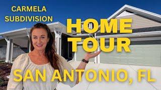 SAN ANTONIO FL HOMES FOR Sale  New Subdivision CARMELA Model Home Tour