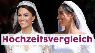 Meghan und Kate: Ihre royalen Hochzeiten im Vergleich 