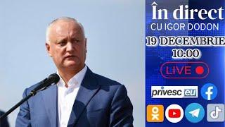 În direct cu Igor Dodon