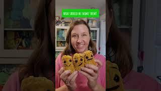 The three amigos?! Crochet chicken nuggets are always a funny hit at my markets. #crochet