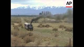 Old Patagonian Express rides through dramatic scenery again