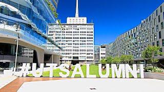 Walking Around UNIVERSITY OF TECHNOLOGY SYDNEY / UTS - Sydney Australia