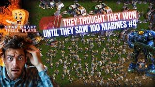 StarCraft Troll Plays  |  Using 100 Marines To Kill Players #4 |  How To Gameplay