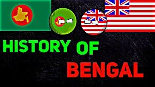 [HISTORY OF BENGAL]️ In Nutshell || [DANGEROUS WAR] #shorts #countryballs #geography #mapping