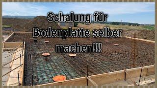 #Schalung Bodenplatte#selber machen!!! #Allrounder Achi