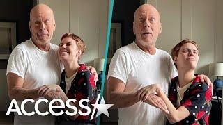 Bruce Willis Gets Silly w/ Daughter Tallulah In Cute Family Photos