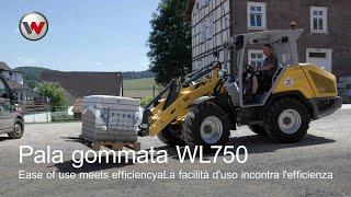 Efficiente in ogni applicazione: la nuova pala gommata WL750 di Wacker Neuson