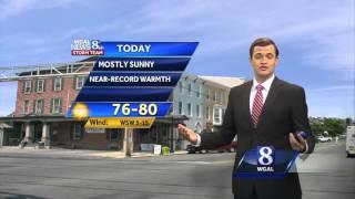 Mostly sunny and slightly breezy; Watch Matt's forecast