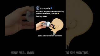 This Robotic Baby Mimics Real Infant Feeding From Birth To 6 Months. Know How #baby #robot #shorts