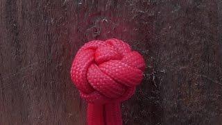 How To Tie A Kings Crown Button Knot With Paracord