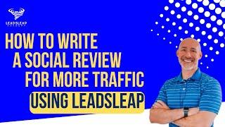 [LEADSLEAP] How To Write a Product Review