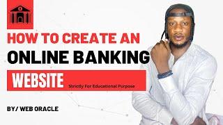 How to build an ONLINE BANKING website - Best Online banking Script