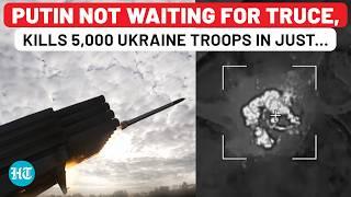 Putin Not Waiting For Ceasefire, Kills 5,000 Soldiers In Just…| Russia Attack Before US-Ukraine Meet