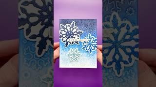 Make an EASY DIY Christmas Card In SECONDS!️ #asmr #asmrsounds #craft