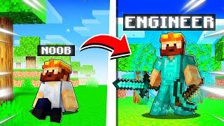 Engineer plays Minecraft for the first time!