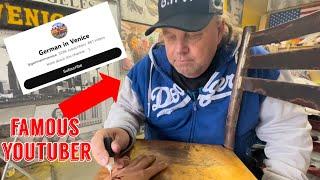 German In Venice Gives Me A Henna Tattoo | Meeting German In Venice When He’s Not Making Movies