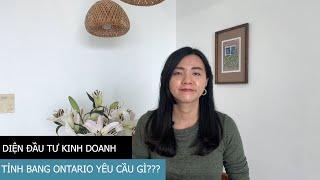 ĐỊNH CƯ CANADA | DIỆN KINH DOANH ONTARIO