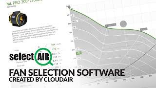 SelectAir - Fan selection software created by CloudAir
