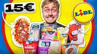 Je DÉVALISE le FAST FOOD LIDL avec 15€ 