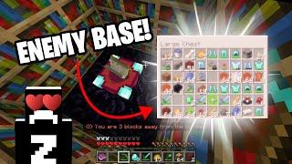 RAIDING *STACKED* NETHER BASE + ENCHANTING 100 XP In Lifeboat Survival Mode Minecraft SMP