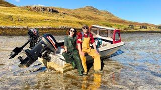 High & Dry On A Scottish Island - Taking The Boat From Our Cottage On The Isle Of Skye - Ep91