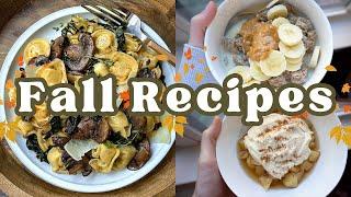 What I Eat in a Day with Healthy Fall Recipes 