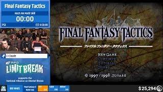 Final Fantasy Tactics (No Math Skill) by Claude (RPG Limit Break 2019 Part 11)