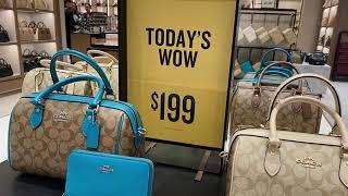 COACH OUTLET ~SALE UP TO 70% OFF ~BAG ~WALLET ~CLOTHES ~SHOES ~BEST DEALS OF THE WEEK #shopping