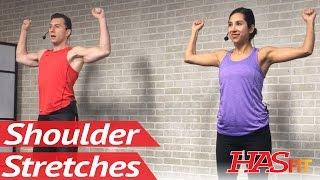 10 Min Shoulder Stretches & Shoulder Pain Relief Exercises - Shoulder Stretching & Mobility Stretch