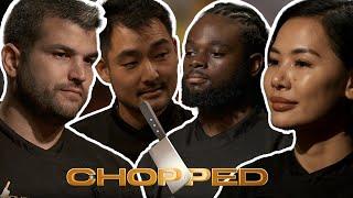 Chopped: Meatballs, Cukes, Hot  Seasoning, Nut Brittle | Full Episode Recap | S54 E1 | Food Network