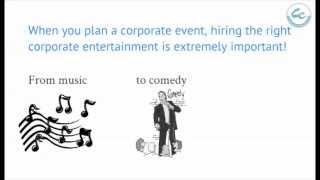 Corporate Entertainers For All Types Of Corporate Events CE