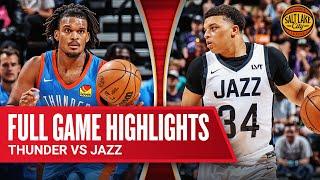 THUNDER vs JAZZ | SALT LAKE CITY SUMMER LEAGUE | FULL GAME HIGHLIGHTS