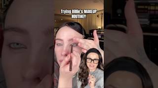 Trying BILLIE EILISH’S PRE-SHOW MAKEUP ROUTINE!!#makeup #billieeilish